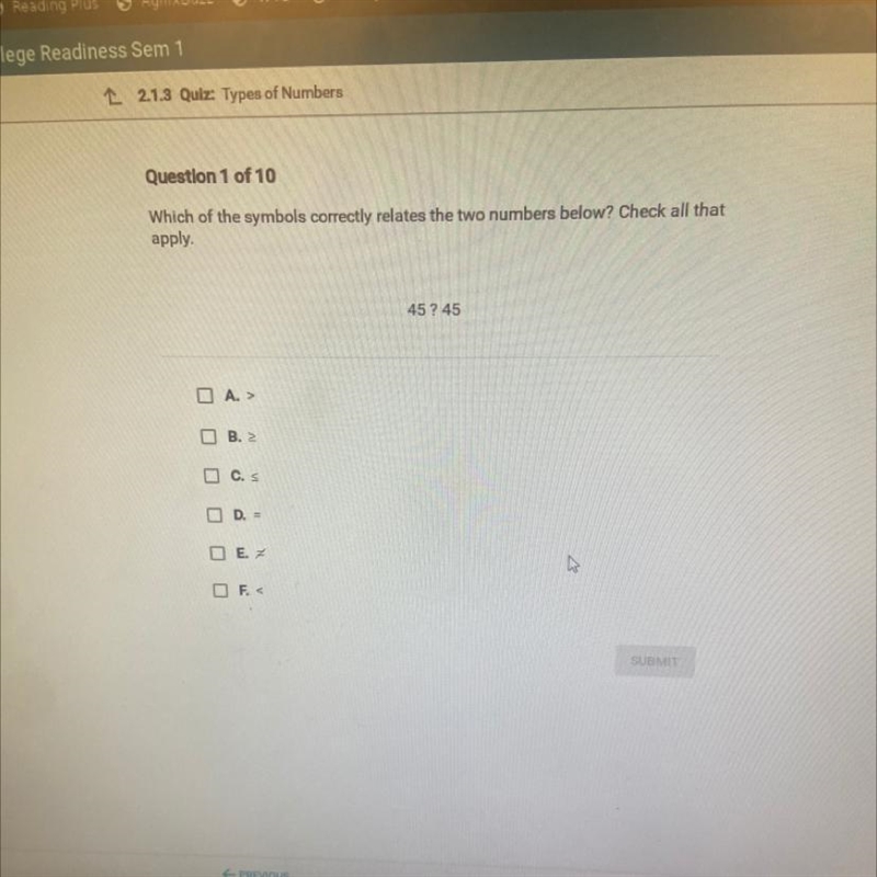 Which of the symbols correctly relates the two numbers below? Check all that apply-example-1