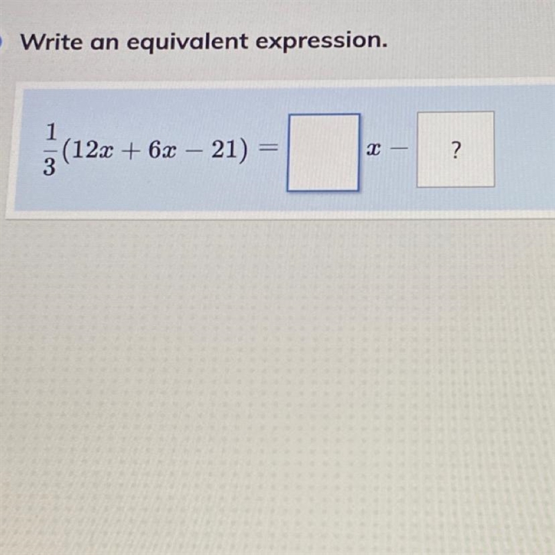 (122 1 (12x + 6x – 21) 3 — ?-example-1