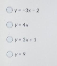 HELP ME OUT PLEASE! Which equation shows a proportional relationship between x and-example-1