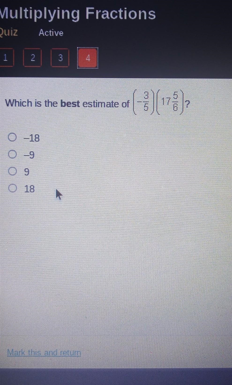 What is the best estimate of (-3/8)(17 5/6)​-example-1