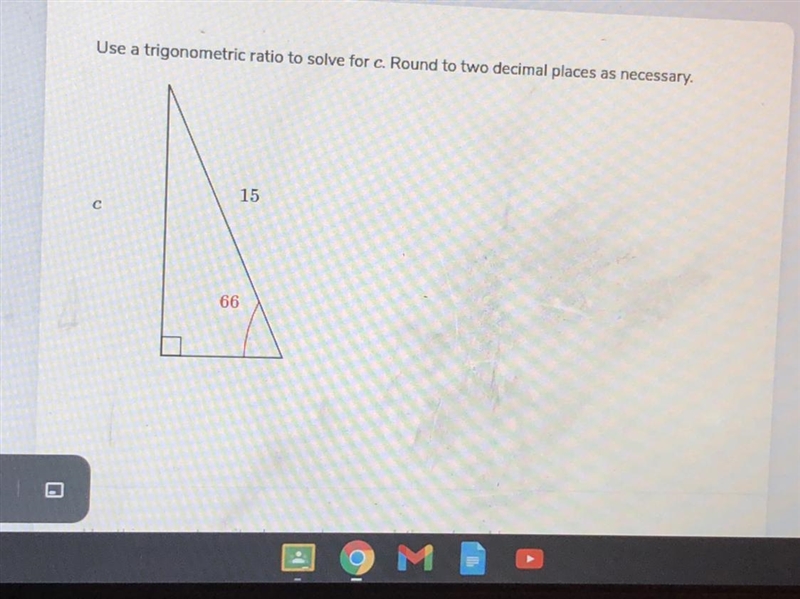 Use sin to solve for c please help-example-1