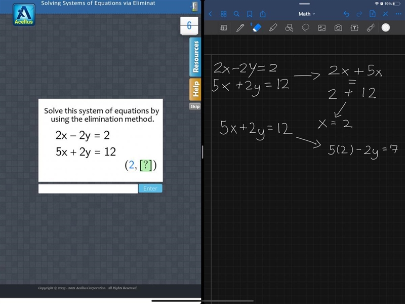 Hi! I’ve already gotten this far, and found the value of x, but how would I go about-example-1