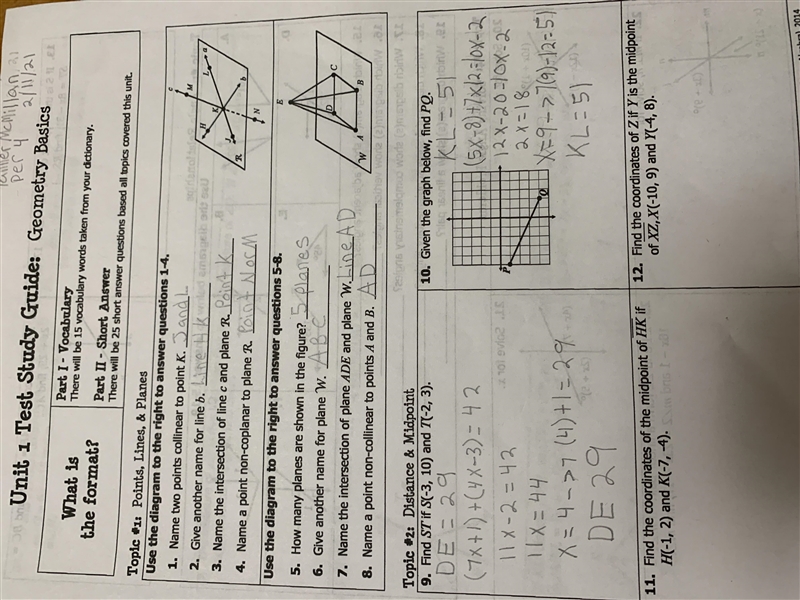 Hi can you please help me with #11, & 12? Please show all your work. Thank you-example-1