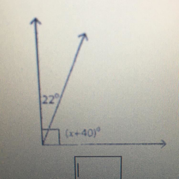 Complementary angles Find the value of x in each right angle. I cannot get this wrong-example-1