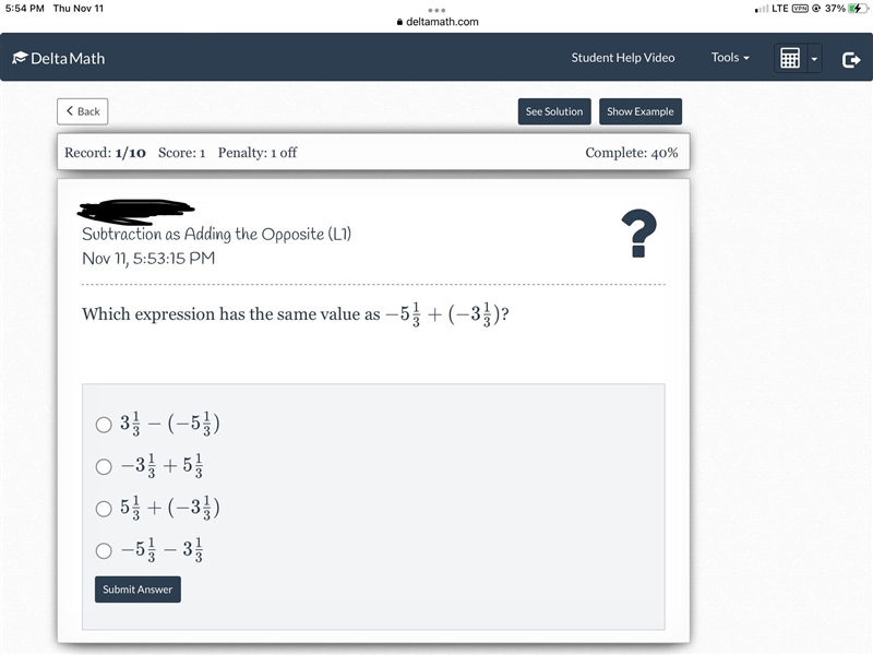 No links please! Which expression has the same value as Look below-example-1