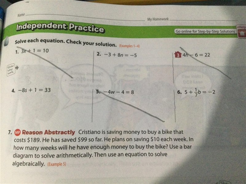 I need help with 2,4 and 6 I attached a image below-example-1