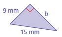 Find the missing length of the triangle.-example-1