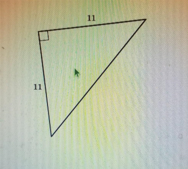 PLS HELP ! Find the length of the third side. if necessary, round to the nearest tenth-example-1