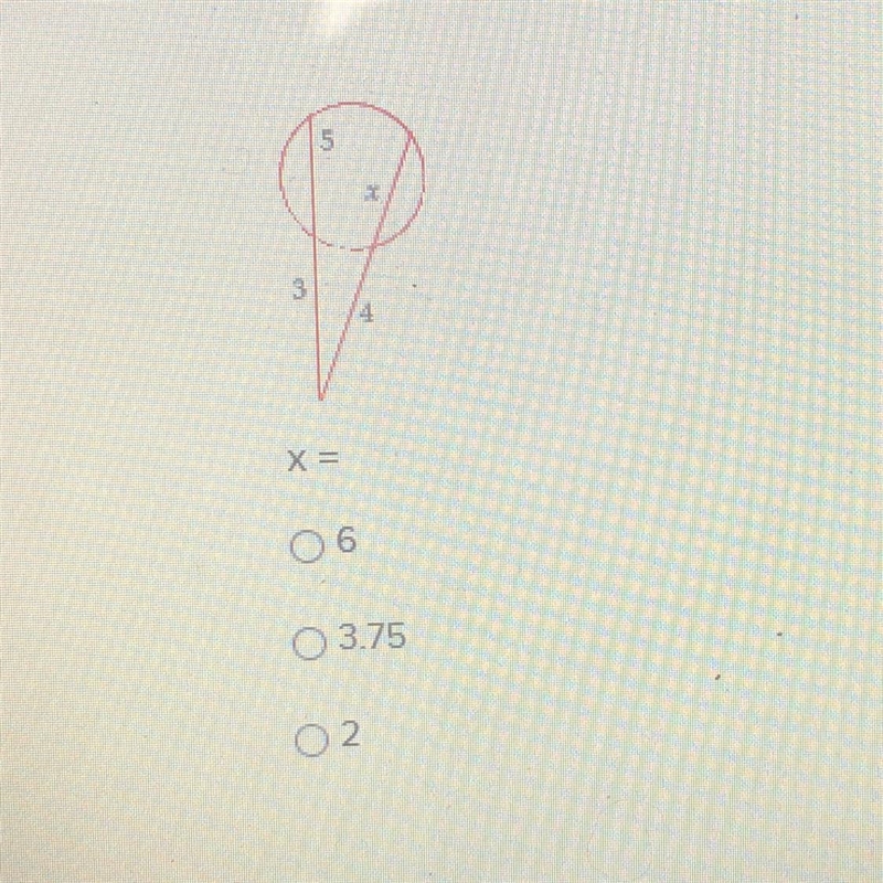 Pls help 10 pnt X= 6 3.75 2-example-1