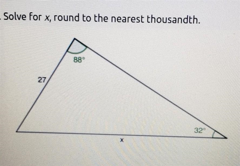 Solve for x, round to the nearest thousandth.​-example-1