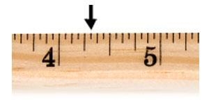 What fraction is shown on the ruler below?-example-1