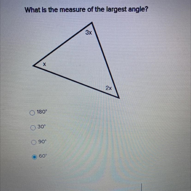 What is the measure of the largest angle?-example-1