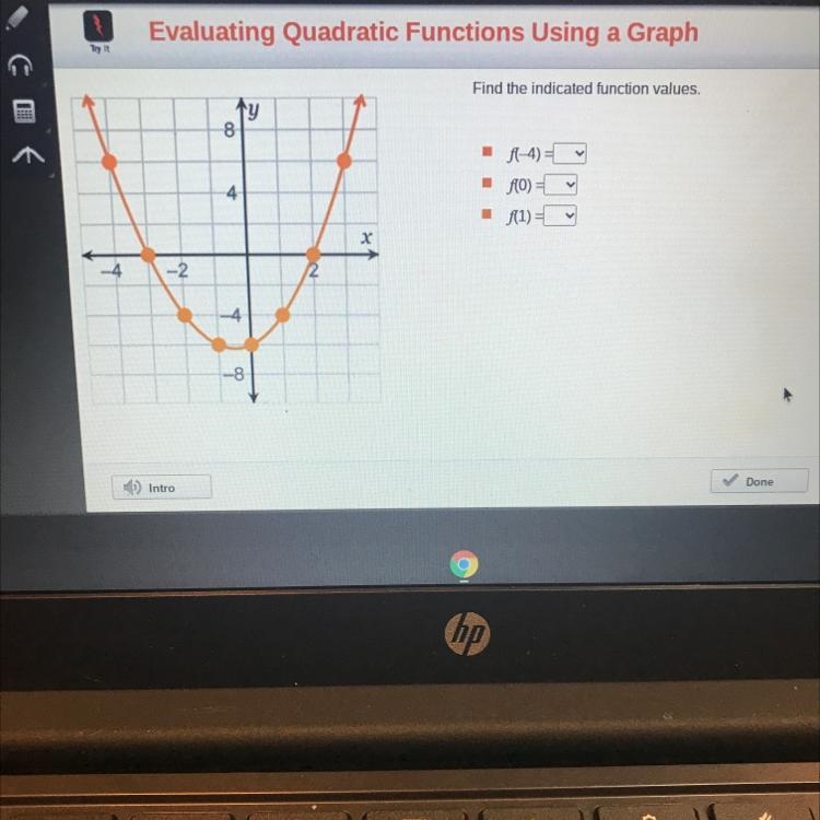 Find the indicated function values-example-1