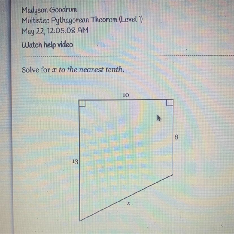 I need help, i do not understand, this is pythagorean theorem-example-1