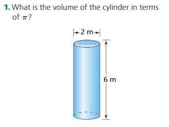 What is the volume of the cylinder in terms of n?-example-1