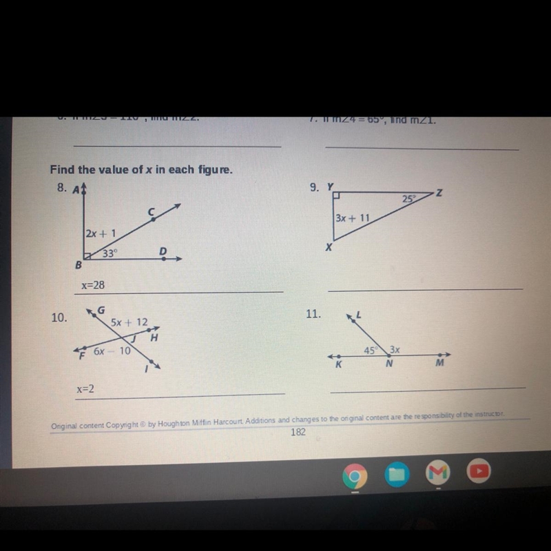 Please answer 9 and 11-example-1