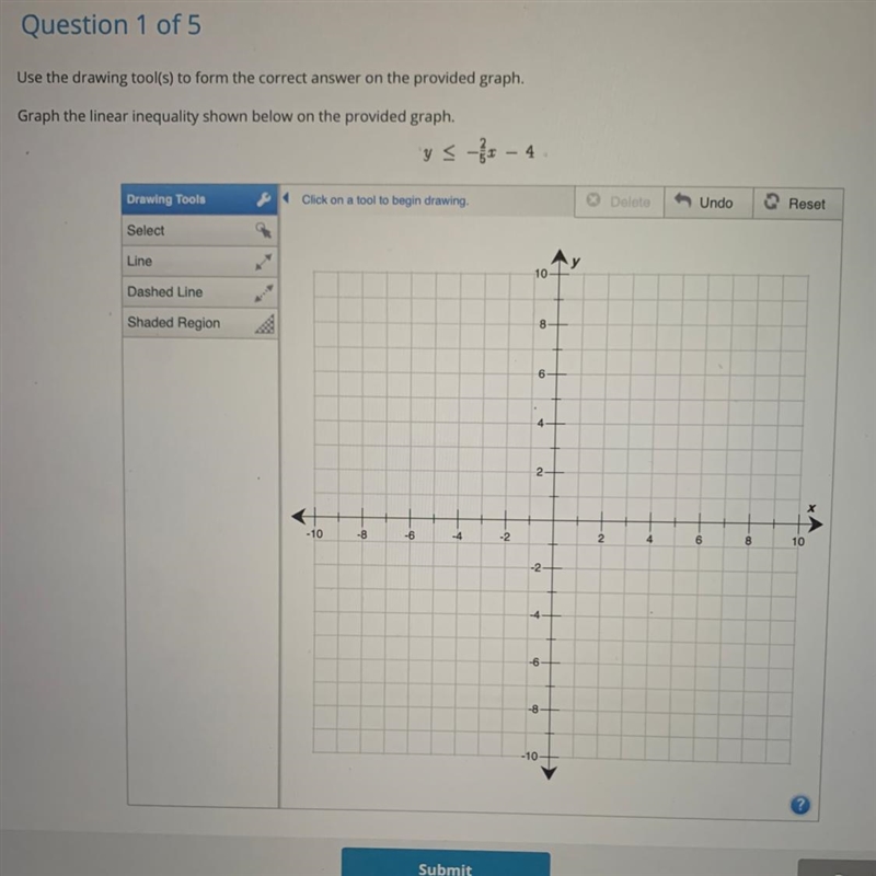 Graph the linear inequality shown below on the provided graph PLS HELP!!!!!-example-1