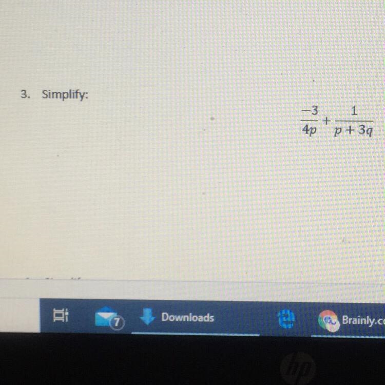 Simplify this math problem show Your work-example-1