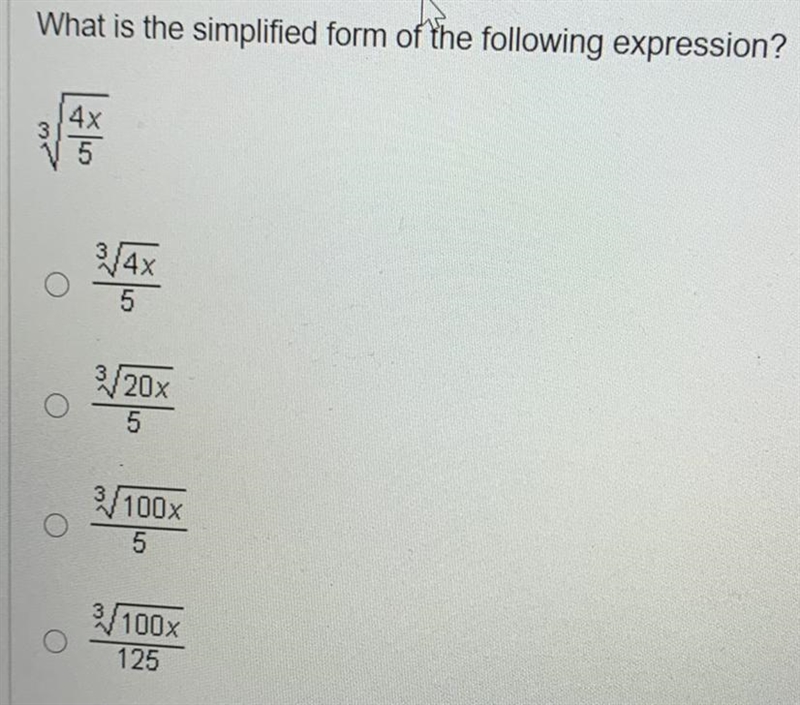 What is the simplified form of the following expression?-example-1