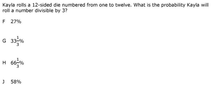 What is the probability she will roll a number divisible by 3?-example-1