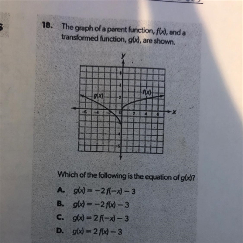 Help!which equation is the graph of g(x)?-example-1