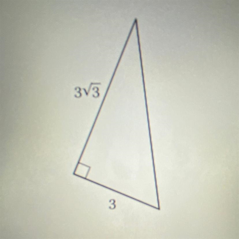 Find the length of the third side. if necessary, write in simplest radical form.-example-1