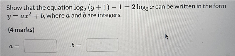 Log type of question please help-example-1