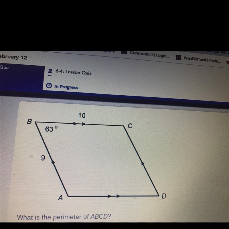 What is the perimeter of ABCD?-example-1