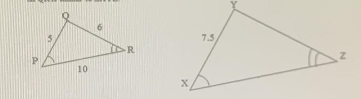 APQR is similar to AXYZ. What is the length of XZ?-example-1