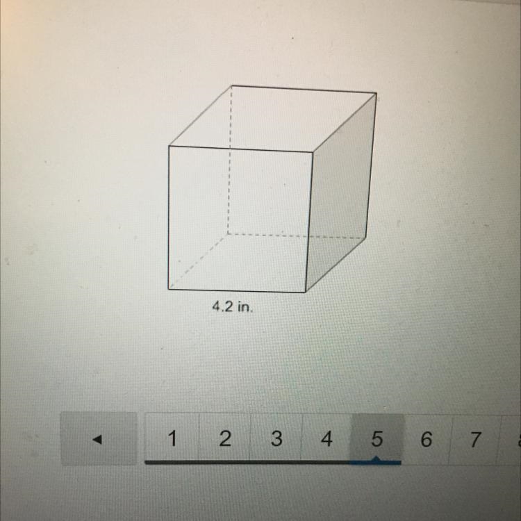 What is the volume of this cube? (Answer in decimal form)-example-1