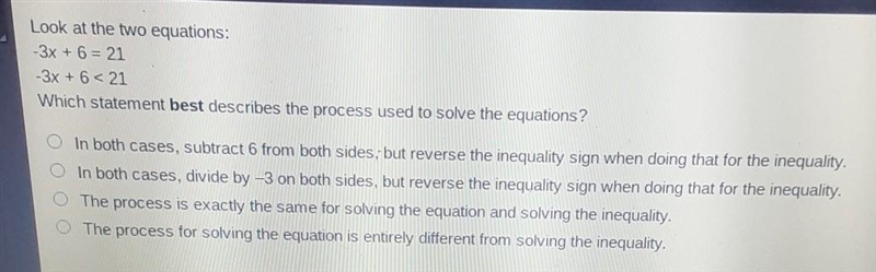 NEED IT FAST PLZ Look at the two equations: ( look at picture is you don't understand-example-1