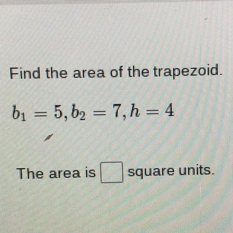 What is the area?? Plz I need help and there are still 18 questions left-example-1