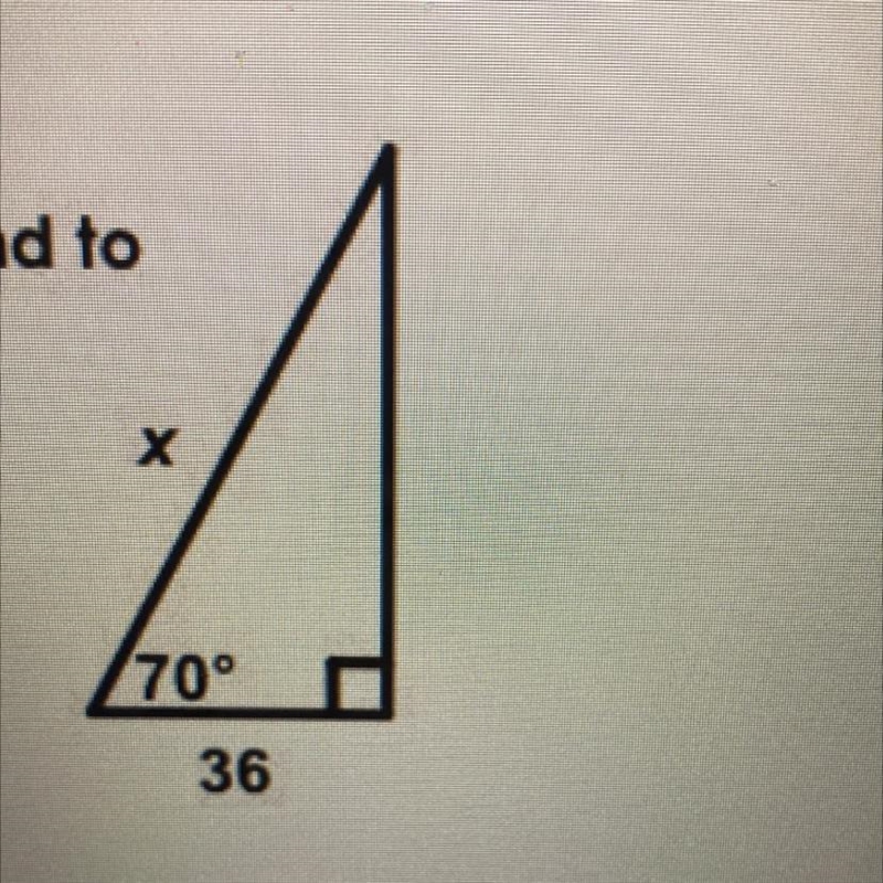 Geometry: find the value of x. Round to the nearest tenth. How do I do this? screenshot-example-1