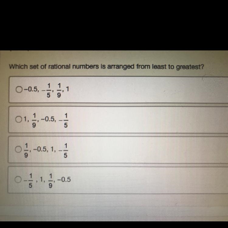 Which set of national numbers is arranged from least to greatest?-example-1