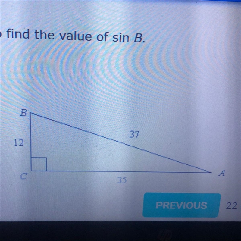 Use AABC to find the value of sin B.-example-1