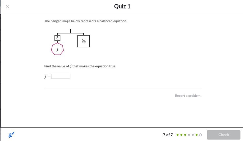 The hanger image below represents a balanced equation.-example-1