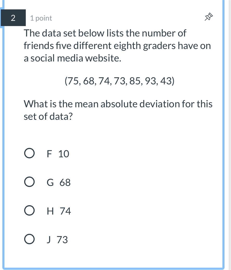 8th grade math find the absolute mean deviations-example-1