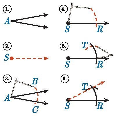 What figure is being constructed below? A. a perpendicular bisector B. a congruent-example-1