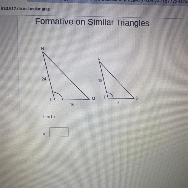 Can someone tell me what x equals!-example-1