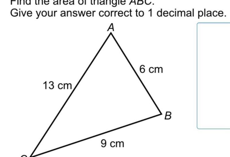 Find the area of this triangle-example-1