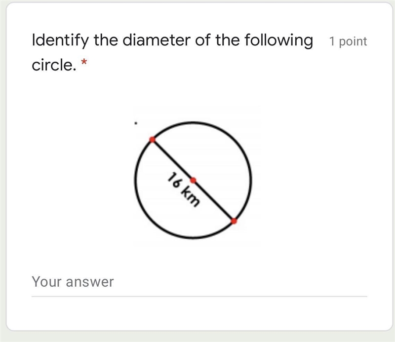 Identify the diameter of the follow circle. Anybody help?-example-1