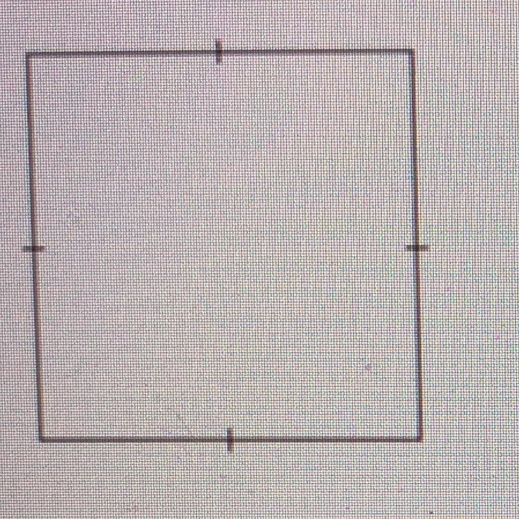 Classify the shape as precisely as possible based on its markings. A) Rhombus B) Parallelogram-example-1