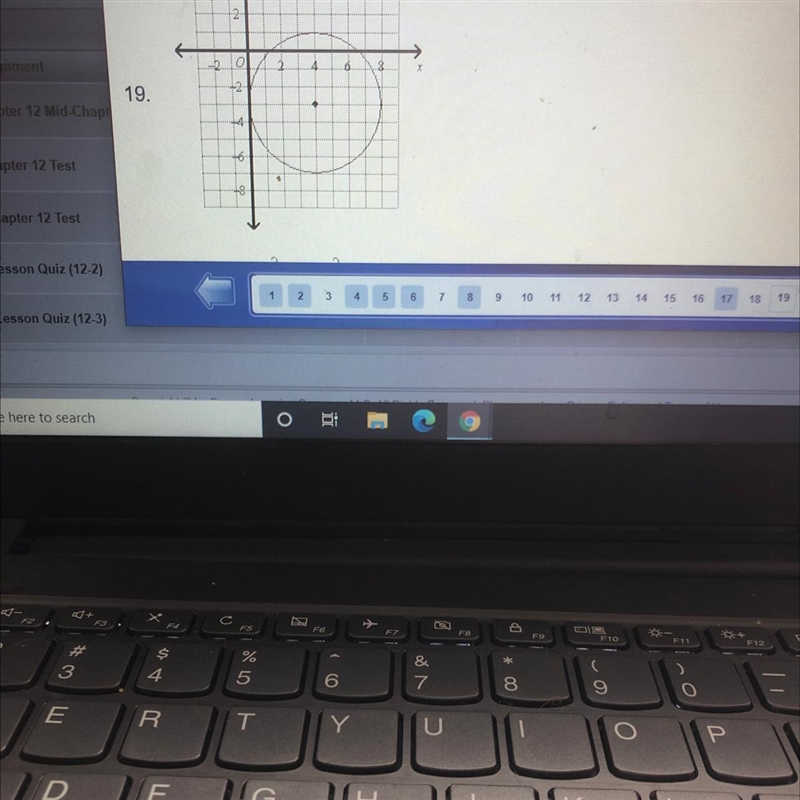 Write the standard equation of the circle in the graph.-example-1