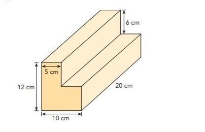 Find the surface area and the volume of the prism .​-example-1