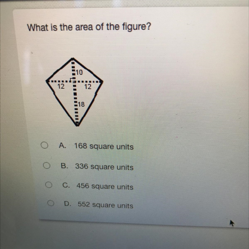 What is the area of the figure?-example-1