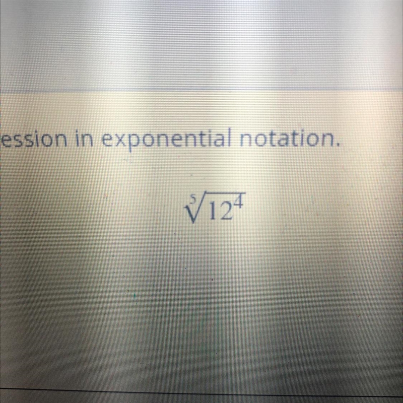 Change the following expression to an equivalent expression in exponential form-example-1