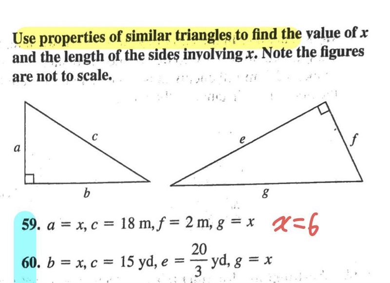 1) How can I find the measure of C? (no.21) 2) How can I find x? Is it the right answer-example-2