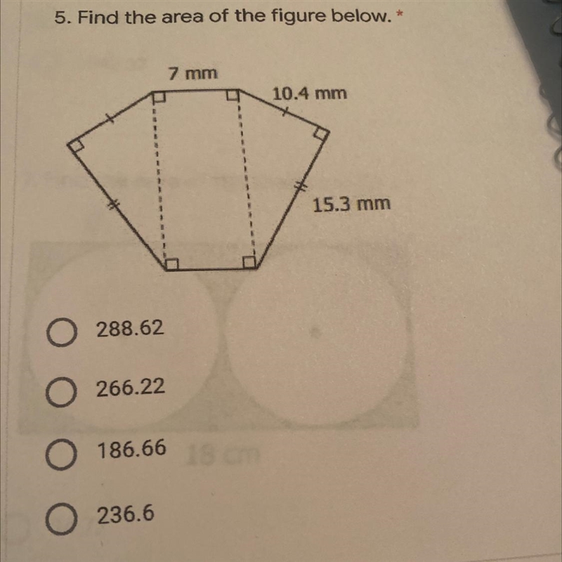 Find the area of the figure-example-1