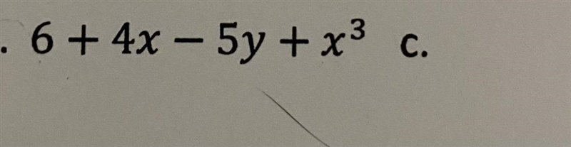 PLz help!! What is the degree of the polynomial-example-1