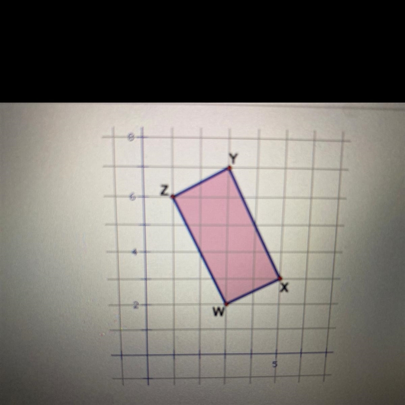 What is the MOST specific name for quadrilateral WXYZ? A) parallelogram B) trapezoid-example-1